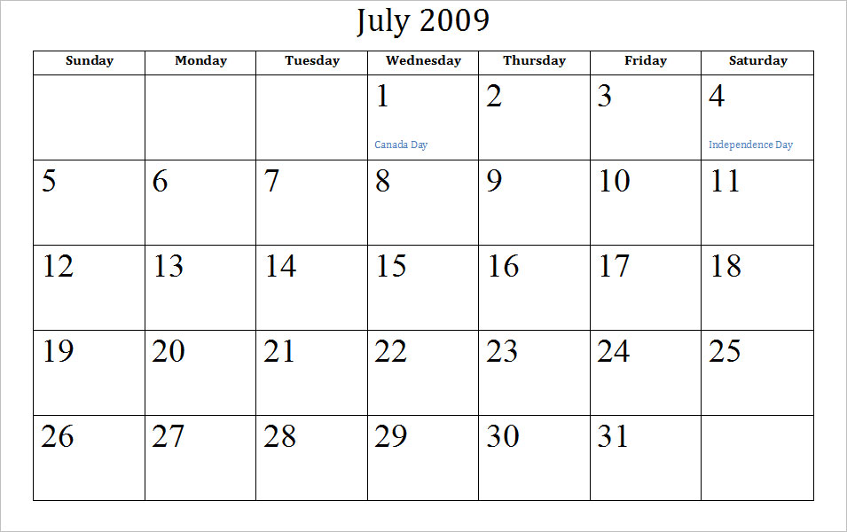 january 2010 printable calendar. Free printable calendar : july