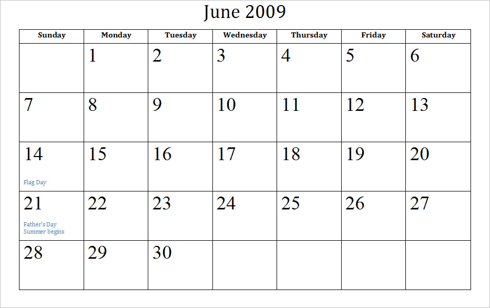 calendar june 2012. June 2011 Calendar
