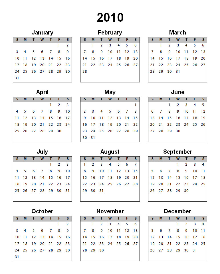 United States 2010 – Calendar with American holidays. United States 2010 – Calendar with American holidays.