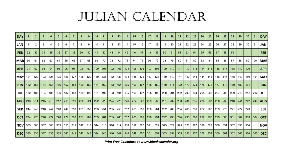 Julian Calendar